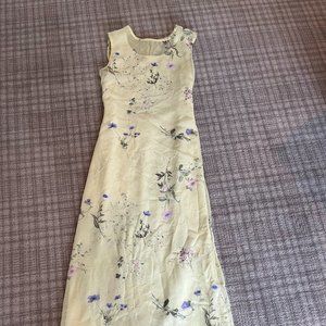 Yellow Floral Dress